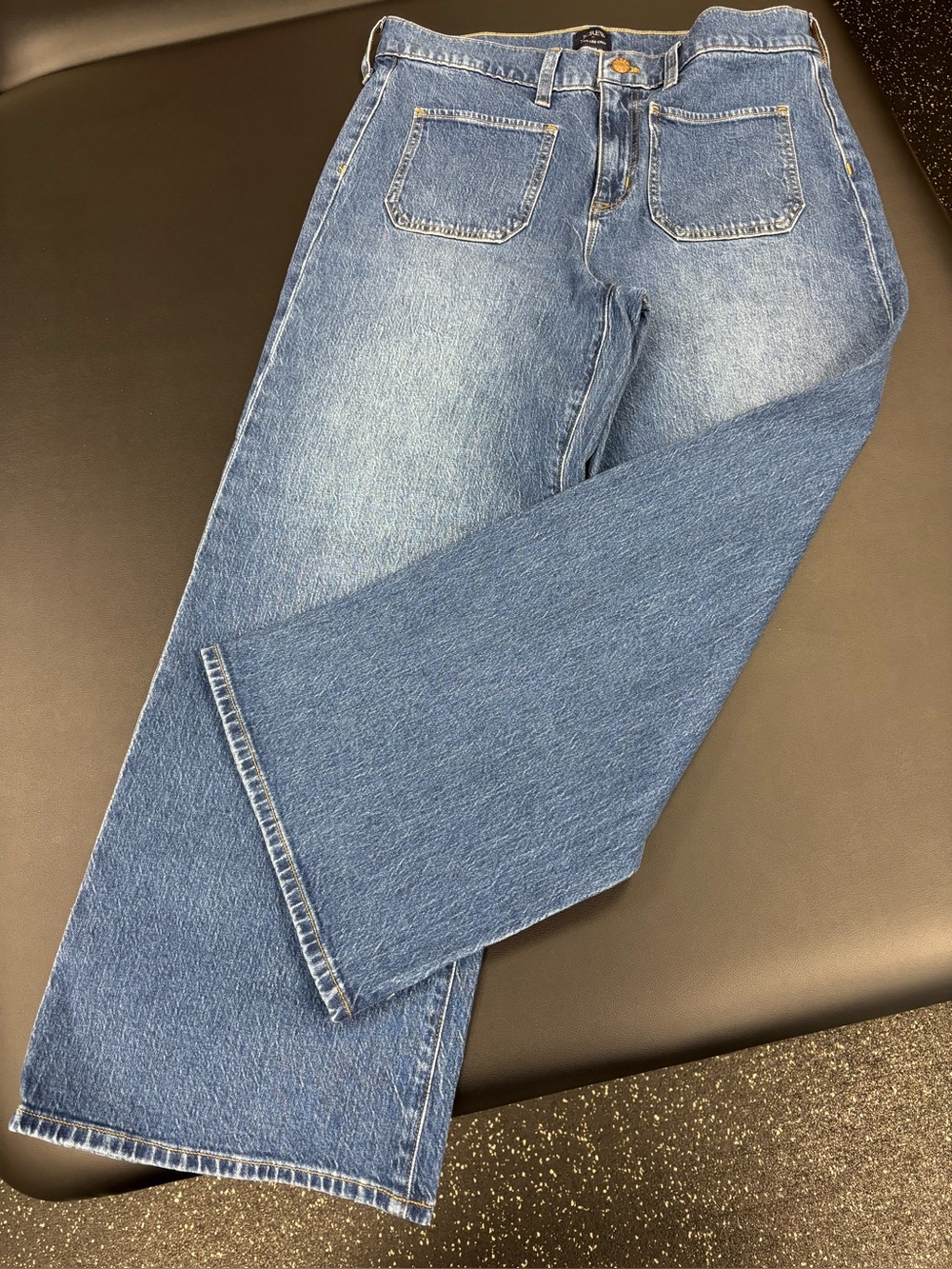Classic Women’s Blue Wide Leg Crop Jeans NWT J. Crew Size 29